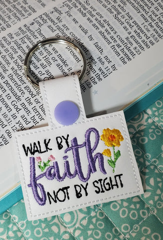 Walk By Faith Key Fob