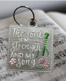 Lord is my Strength Key Fob
