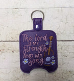 Lord is My Strength Sanitizer Holder