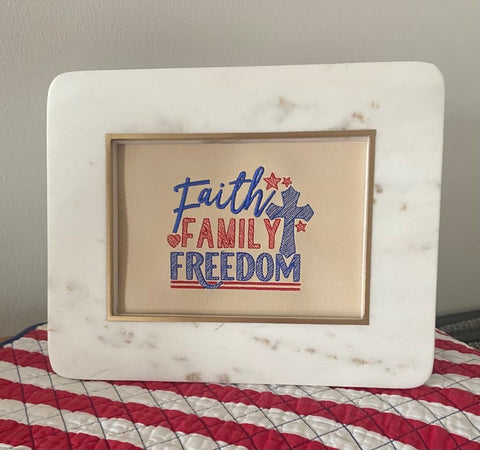 Faith Family Freedom - 6 Sizes