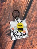 Bee Positive Key Fob