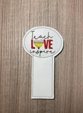 Teach Love Inspire Book Band and Bookmark
