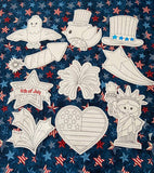 $5 Friday 4th of July Coloring Doll Bundle 6/10