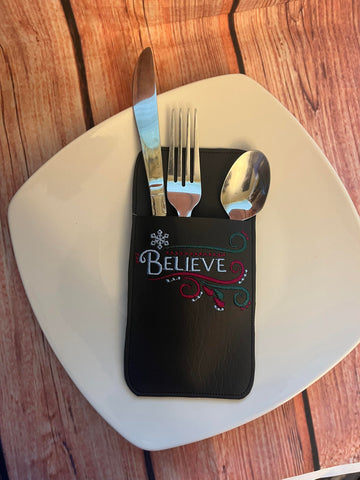 Believe Silverware Holder