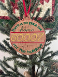 Zip Code Ornament with 0-9 Numbers
