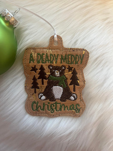 A Beary Merry Christmas Ornament