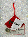 Dear Santa Envelope Ornament