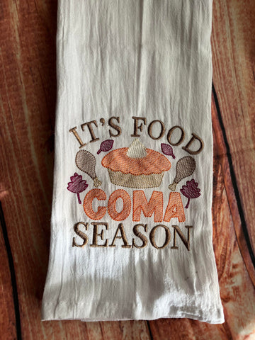 It's Food Coma Season Sketch - 6 Sizes