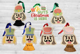 Nutcracker Sketch Macrame and NO Macrame Ornaments EXCLUSIVE