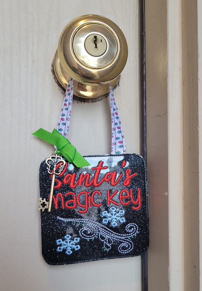 Santa's Magic Key Door Hanger – A-Z Blanks and Designs