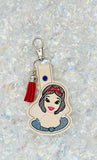 Snow White Key Fob - will be VAULTED