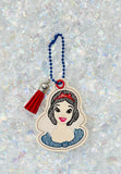 Snow White Key Fob - will be VAULTED