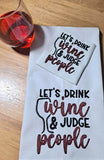 Drink Wine Judge People Sketch