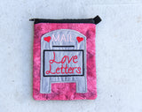 Love Letters Zip Bag