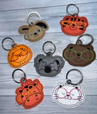 $5 Friday Animal with Glasses Key Fob Bundle 2 414