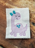 Girl Dinosaur Sketch Design