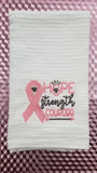 Hope Strength Courage - Fill Stitch