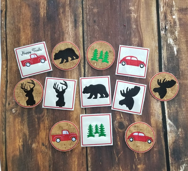 Rustic Coaster Graphics Rustic Coaster Collections - ALL 6 Designs - 2 Styles – A-Z Blanks and ...
