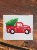 Vintage Truck with Tree FULL Applique - 3 Sizes