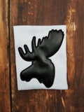 Moose Silhouette - 4x4 Fill - 5x7 and 6x10 Applique