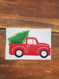 Vintage Truck with Tree FULL Applique - 3 Sizes