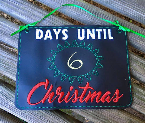 Days Until Christmas - 3 Sizes