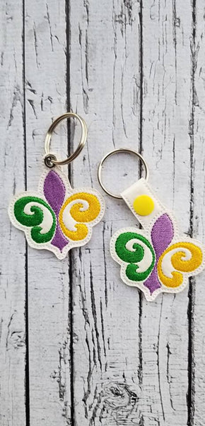 Fleur De Lis Key Fob - 2 Styles – A-Z Blanks and Designs