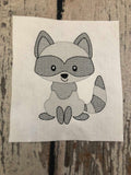 Woodland Animal Raccoon Sketch - 3 Sizes