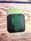 Credit Card Holder Cactus - 2 Finishes