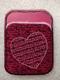 Credit Card Holder Hearts - 2 Finishes