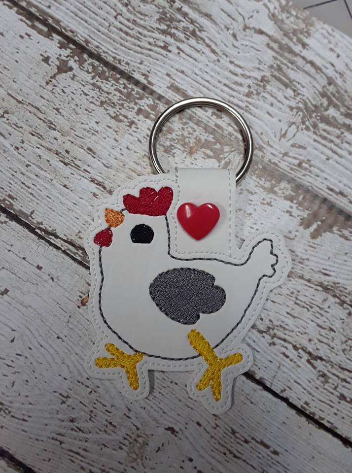 Chicken Key Card Chicken Key Fob - 2 Styles – A-Z Blanks and Designs