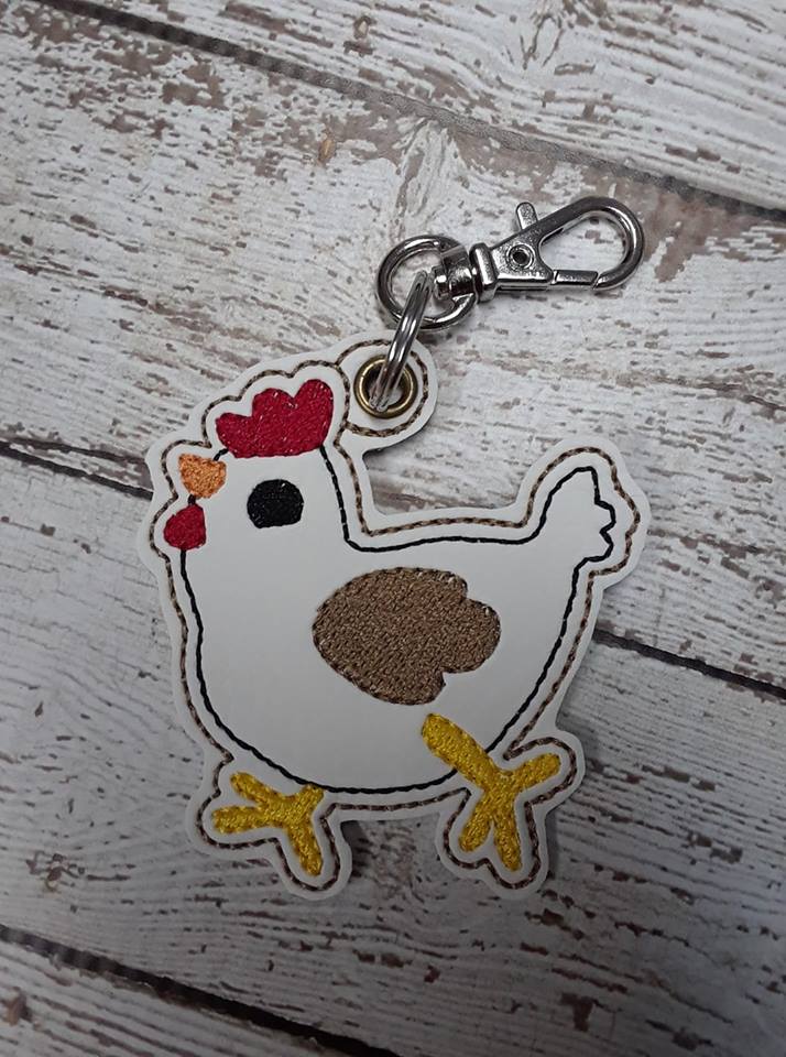 Chicken Key Card Chicken Key Fob - 2 Styles – A-Z Blanks and Designs