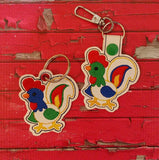 Rooster Key Fob - 2 Styles