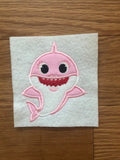 Mommy Shark Applique - ONLY - 3 Sizes