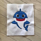 Daddy Shark Applique - ONLY - 3 Sizes