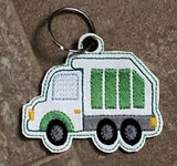 Garbage Truck Key Fob - 2 Styles
