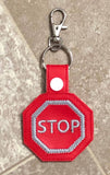 Stop Sign Key Fob - 2 Styles