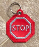 Stop Sign Key Fob - 2 Styles