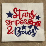 Stars Stripes & Bows - 4 Sizes