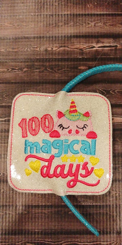 100 Magical Days Headband Slider