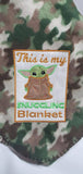 Green Baby Master Snuggling Blanket + Applique