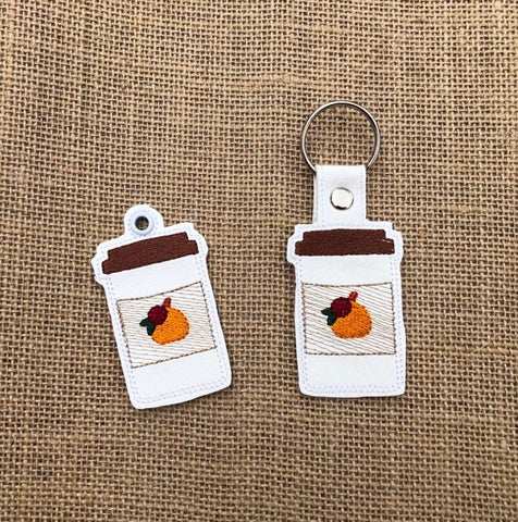 Coffee To-Go Cup Key Fob
