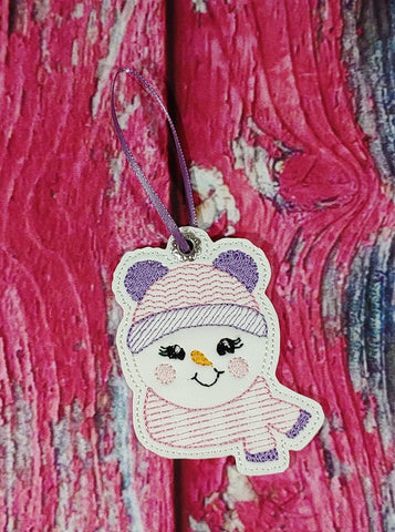 Exclusive Snowman Girl Ornament