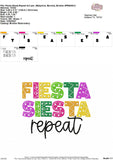 Fiesta Siesta Repeat Wording