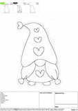 $5 Friday Valentine Gnome Coloring Doll Bundle 16