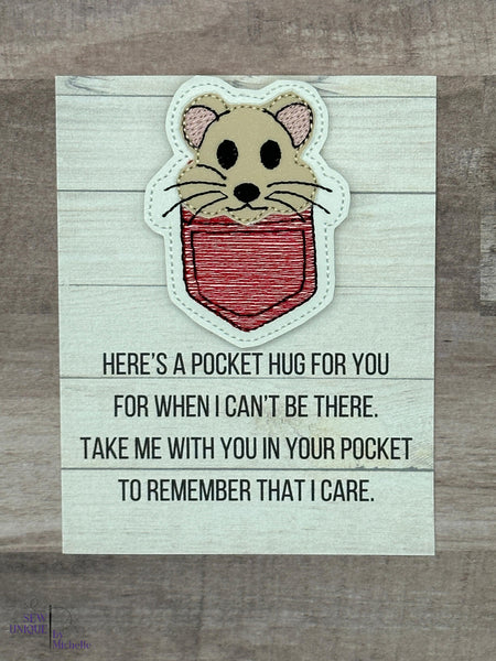 Hamster Pocket Hug – A-Z Blanks and Designs