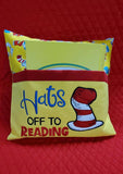 Hats off to reading Reading Pillow