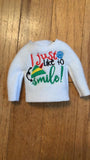 Elf Sweater - I just like to smile