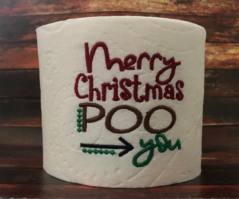 Toilet Paper - Merry Christmas POO you