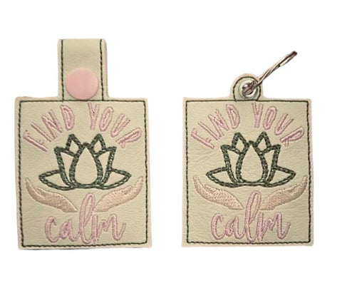 Find Your Calm Key Fob